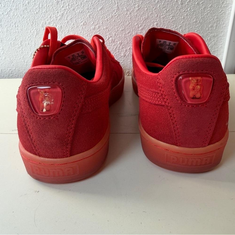 PUMA x HARIBO Suede “Poppy Red” Limited Edition Sneakers Size 7 - Picture 4 of 6